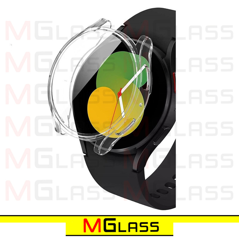 کاور ام گلس مدل PC-Bumper-MG مناسب برای ساعت هوشمند سامسونگ Galaxy Watch 5 40mm به همراه محافظ صفحه نمایش کاور ام گلس مدل PC-Bumper-MG مناسب برای ساعت هوشمند سامسونگ Galaxy Watch 5 40mm به همراه محافظ صفحه نمایش