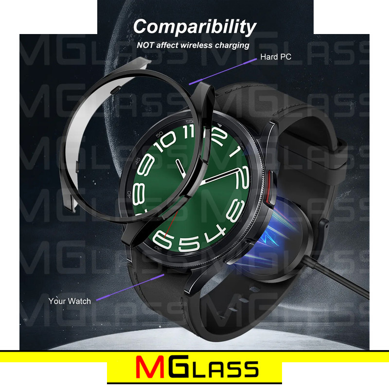 کاور ام گلس مدل MG-360 مناسب برای ساعت هوشمند سامسونگ Galaxy Watch 6 Classic 43mm کاور ام گلس مدل MG-360 مناسب برای ساعت هوشمند سامسونگ Galaxy Watch 6 Classic 43mm