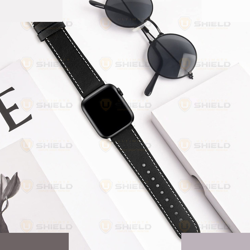 بند آلتیمیت شیلد مدل Leather SM SL مناسب برای اپل واچ 45 میلی متری سری 7 بند آلتیمیت شیلد مدل Leather SM SL مناسب برای اپل واچ 45 میلی متری سری 7