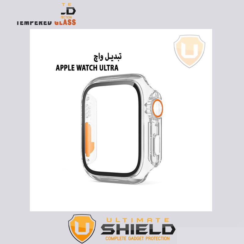 کاور آلتیمیت شیلد مدل UL-Ultra مناسب برای اپل واچ 45 میلی متری به همراه محافظ صفحه نمایش کاور آلتیمیت شیلد مدل UL-Ultra مناسب برای اپل واچ 45 میلی متری به همراه محافظ صفحه نمایش