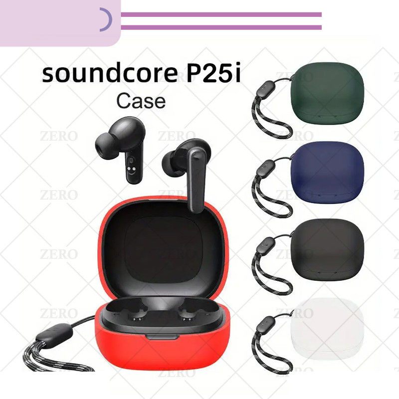 کاور زیرو مدل Silicon-ZR مناسب برای کیس هدفون بی سیم انکر Soundcore P25i کاور زیرو مدل Silicon-ZR مناسب برای کیس هدفون بی سیم انکر Soundcore P25i