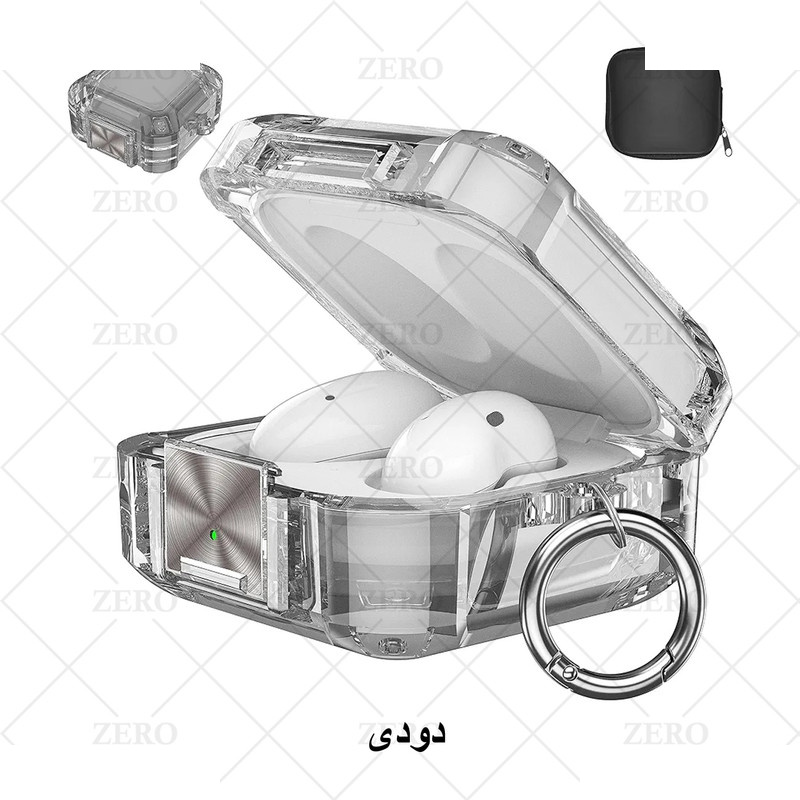 کاور زیرو مدل Translucent-ZR مناسب برای کیس سامسونگ Galaxy Buds 2 / Buds Pro / Buds Live / Buds 2 Pro کاور زیرو مدل Translucent-ZR مناسب برای کیس سامسونگ Galaxy Buds 2 / Buds Pro / Buds Live / Buds 2 Pro