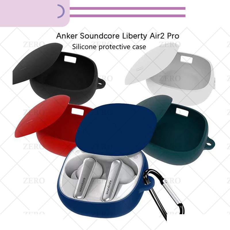 کاور زیرو مدل Silicon-ZR مناسب برای کیس هدفون بی سیم انکر Liberty Air 2 Pro کاور زیرو مدل Silicon-ZR مناسب برای کیس هدفون بی سیم انکر Liberty Air 2 Pro