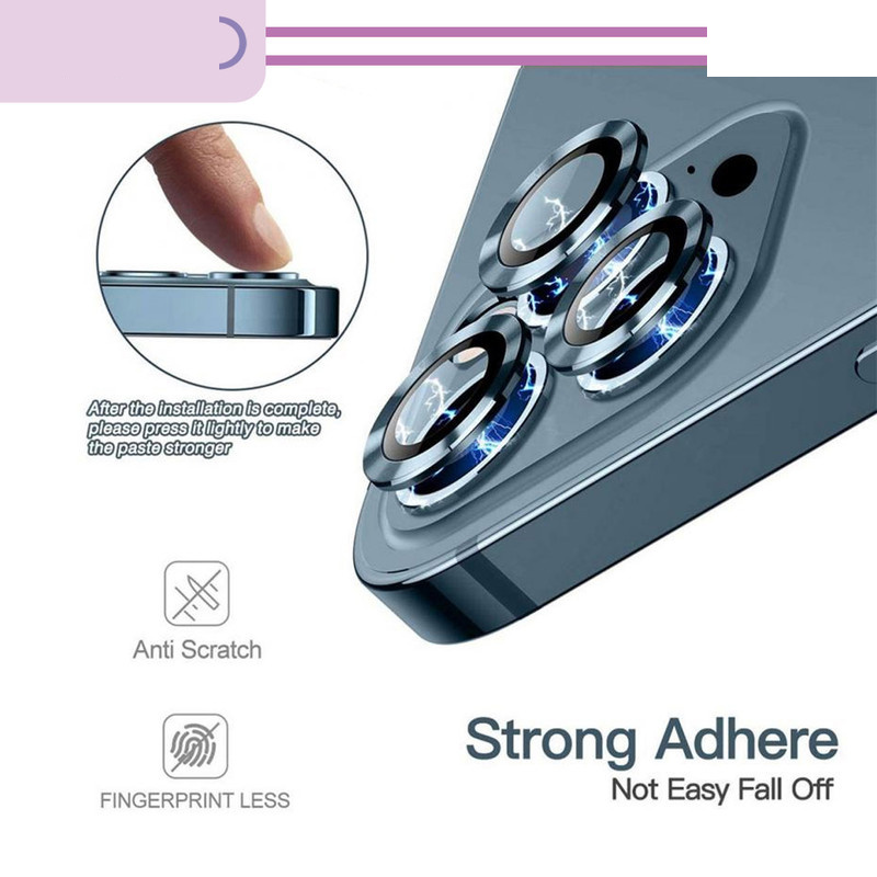 محافظ لنز دوربین زیرو مدل Ring Metal مناسب برای گوشی موبایل اپل Iphone 13 Pro / 13 Pro Max محافظ لنز دوربین زیرو مدل Ring Metal مناسب برای گوشی موبایل اپل Iphone 13 Pro / 13 Pro Max