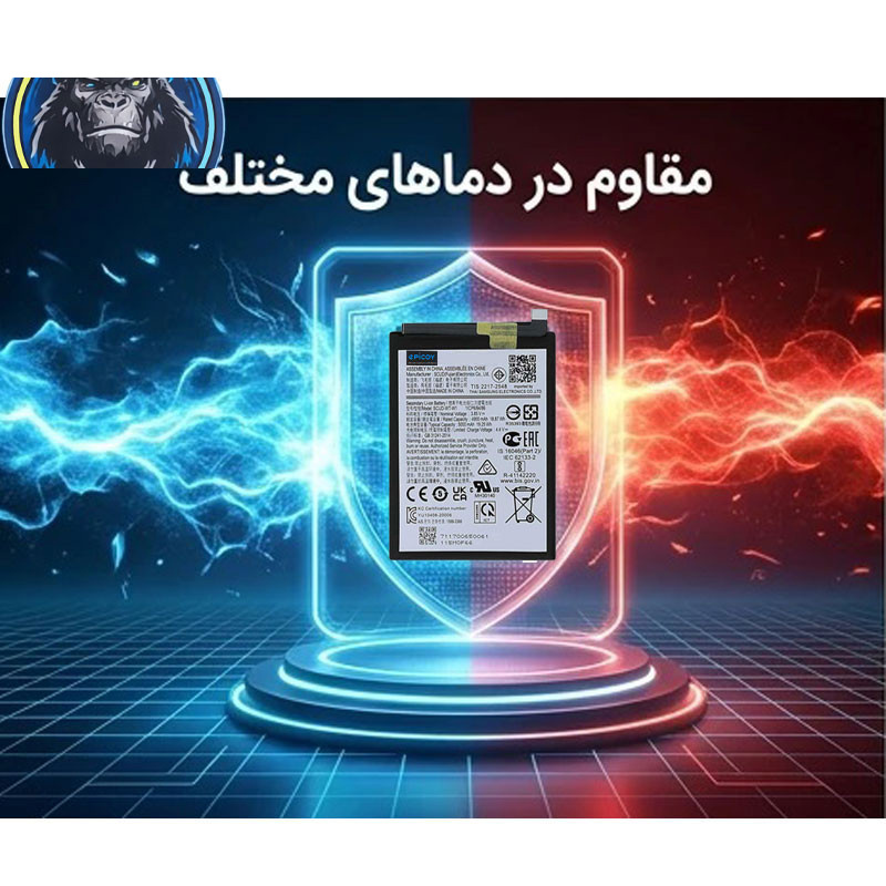 باتری موبایل اپیکوی مدل Gorillong Irj ظرفیت 5000 میلی آمپر ساعت سازگار با گوشی موبایل سامسونگ Galaxy A14 باتری موبایل اپیکوی مدل Gorillong Irj ظرفیت 5000 میلی آمپر ساعت سازگار با گوشی موبایل سامسونگ Galaxy A14