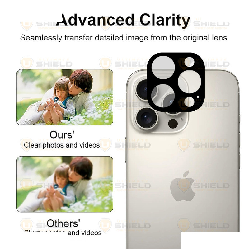 محافظ لنز دوربین آلتیمیت شیلد مدل Noir Glass UL مناسب برای گوشی موبایل اپل iPhone 16 Pro / 16 Pro Max محافظ لنز دوربین آلتیمیت شیلد مدل Noir Glass UL مناسب برای گوشی موبایل اپل iPhone 16 Pro / 16 Pro Max