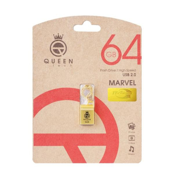 فلش مموری کویین تک مدل Marvel-G ظرفیت 64 گیگابایت فلش مموری کویین تک مدل Marvel-G ظرفیت 64 گیگابایت
