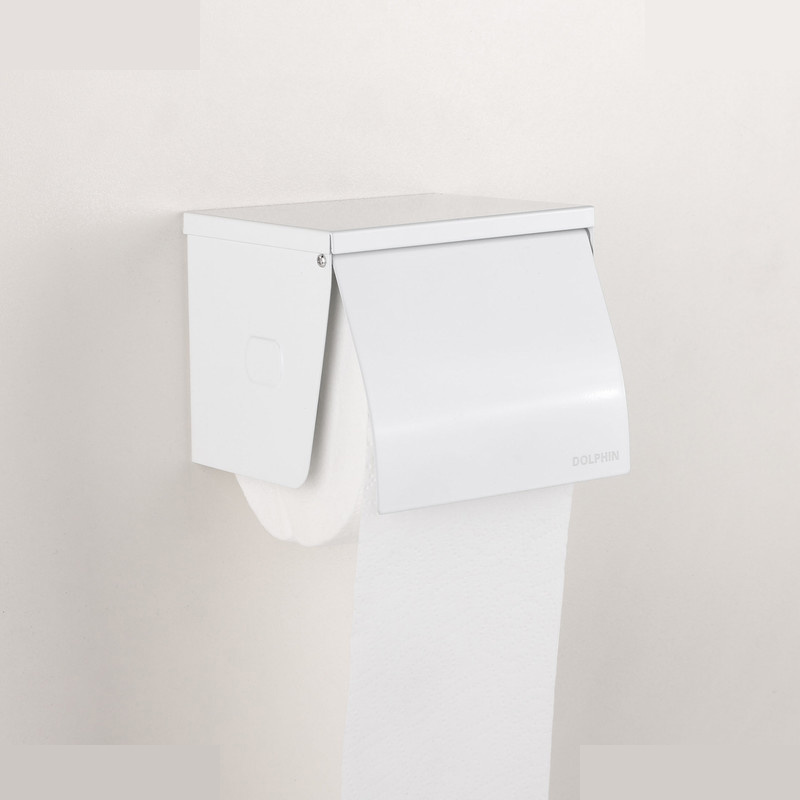 پایه رول دستمال کاغذی دلفین مدل K01-w پایه رول دستمال کاغذی دلفین مدل K01-w