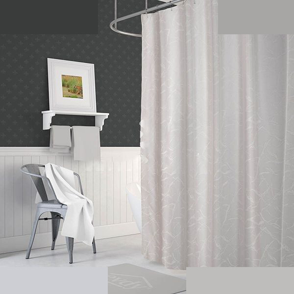 پرده حمام دلفین کد Ev-5026 سایز 200×180 سانتی متر