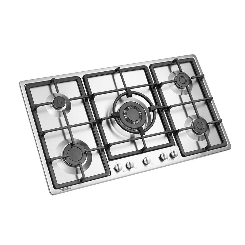 اجاق گاز صفحه ای پنج شعله استیل البرز مدل 5952i اجاق گاز صفحه ای پنج شعله استیل البرز مدل 5952i