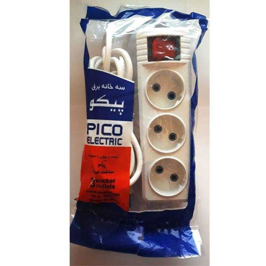 چند راهی برق ۳ خانه پیکو مدل M/3 چند راهی برق ۳ خانه پیکو مدل M/3