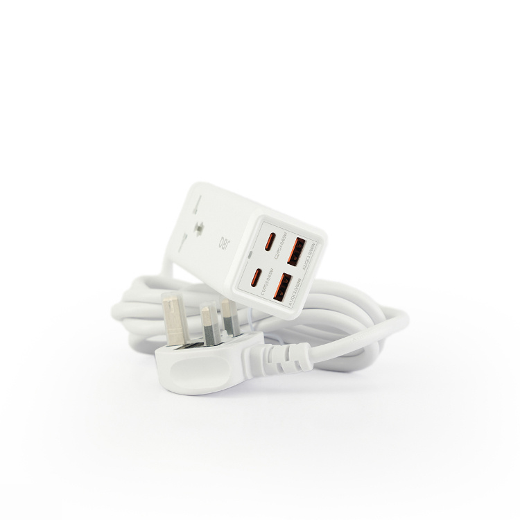 چندراهی برق USB دار جی بی کیو مدل SC-1418