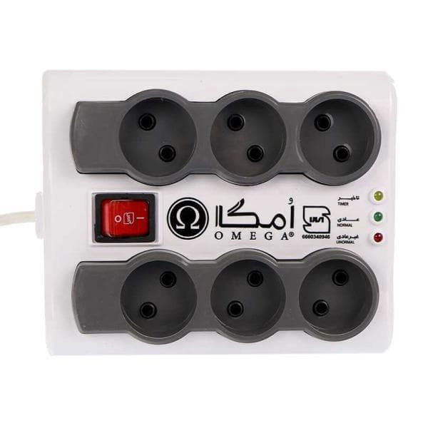 محافظ ولتاژ امگا مدل 6 خانه کلید دار P6000 محافظ ولتاژ امگا مدل 6 خانه کلید دار P6000