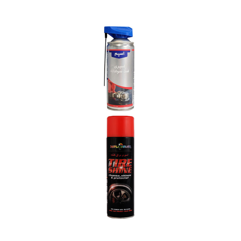 اسپری براق کننده لاستیک و ضدسولفاته دوپلی کالر مدل SHINE حجم 500 میلی لیتر اسپری براق کننده لاستیک و ضدسولفاته دوپلی کالر مدل SHINE حجم 500 میلی لیتر