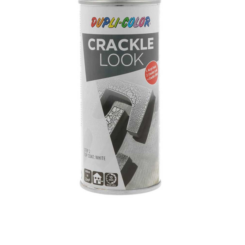 اسپري رنگ ترک سفید دوپلي کالر مدل CRACKLE LOOK حجم 400 میلی لیتر اسپري رنگ ترک سفید دوپلي کالر مدل CRACKLE LOOK حجم 400 میلی لیتر