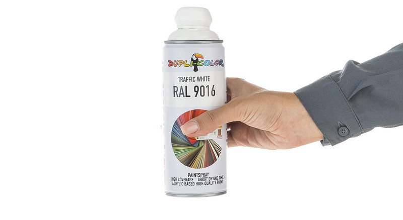 اسپری رنگ سفید ترافیک دوپلی کالر مدل Ral 9016 حجم 400 میلی لیتر اسپری رنگ سفید ترافیک دوپلی کالر مدل Ral 9016 حجم 400 میلی لیتر