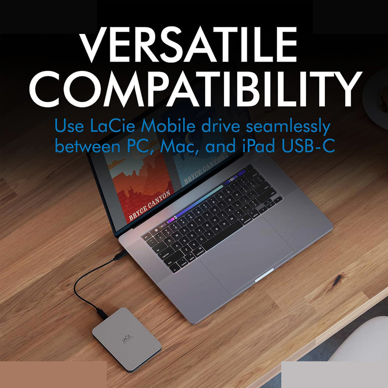 هارد دیسک اکسترنال لسی مدل MOBILE DRIVE NEW FACE USB-C3.2 GEN1 ظرفیت 5 ترابایت هارد دیسک اکسترنال لسی مدل MOBILE DRIVE NEW FACE USB-C3.2 GEN1 ظرفیت 5 ترابایت