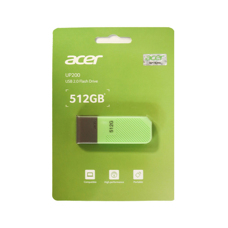 فلش مموری ایسر مدل UP200 ظرفیت 512 گیگابایت با رابط USB 2.0 فلش مموری ایسر مدل UP200 ظرفیت 512 گیگابایت با رابط USB 2.0
