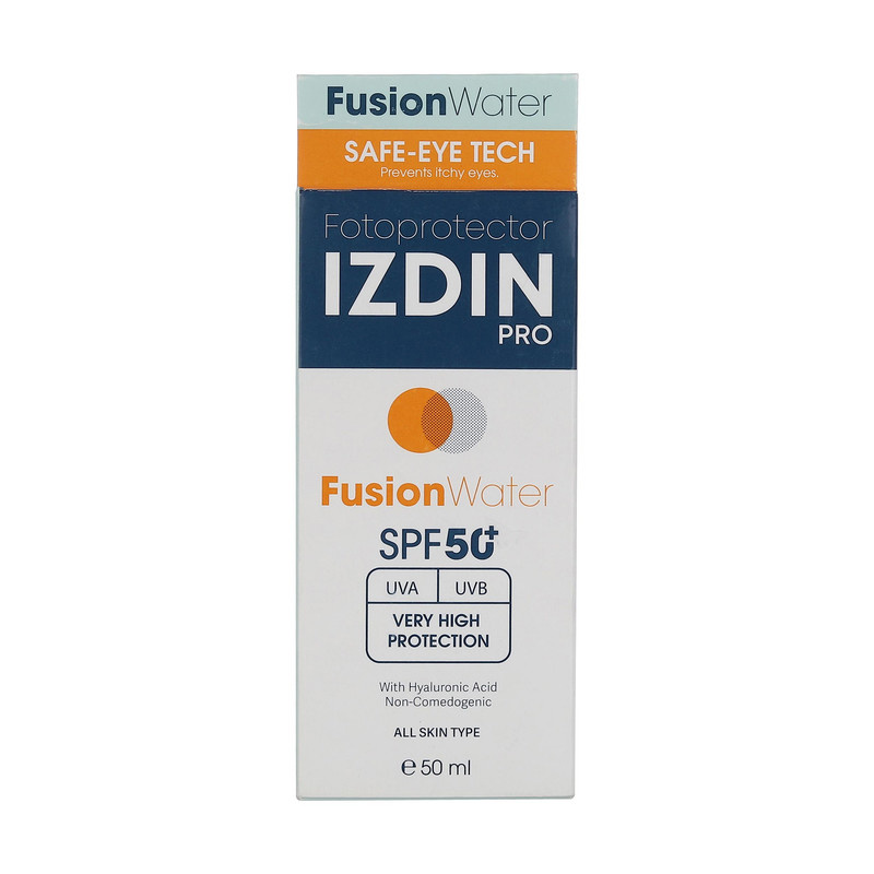 فلوئید ضد آفتاب بیرنگ صورت و گردن ایزدین پرو SPF 50 مدل Fusion Water مناسب برای انواع پوست حجم 50 میلی لیتر فلوئید ضد آفتاب بیرنگ صورت و گردن ایزدین پرو SPF 50 مدل Fusion Water مناسب برای انواع پوست حجم 50 میلی لیتر