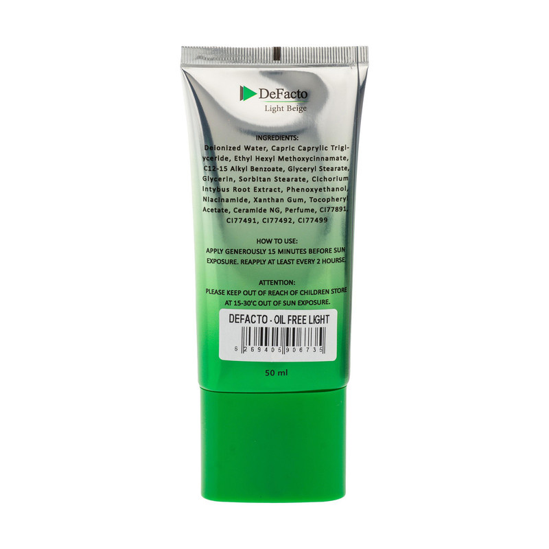 کرم ضد آفتاب رنگی صورت دیفکتو SPF 50 مدل LBمناسب برای پوست چرب حجم 50 میلیلیتر کرم ضد آفتاب رنگی صورت دیفکتو SPF 50 مدل LBمناسب برای پوست چرب حجم 50 میلیلیتر