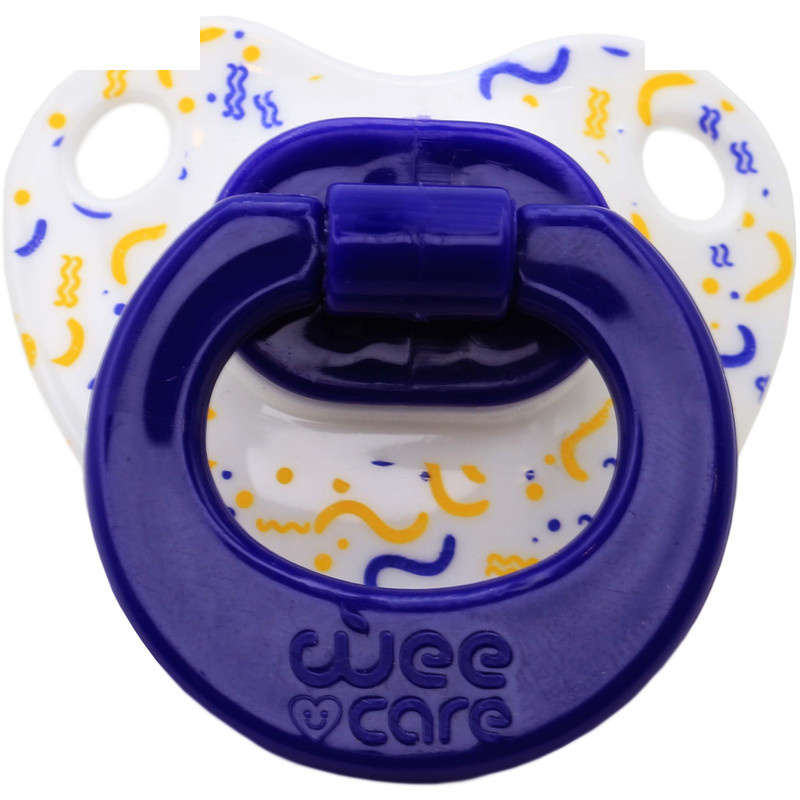 پستانک ارتودنسی وی کر مدل دسته دار مات چاپدار joyful کد P121 پستانک ارتودنسی وی کر مدل دسته دار مات چاپدار joyful کد P121