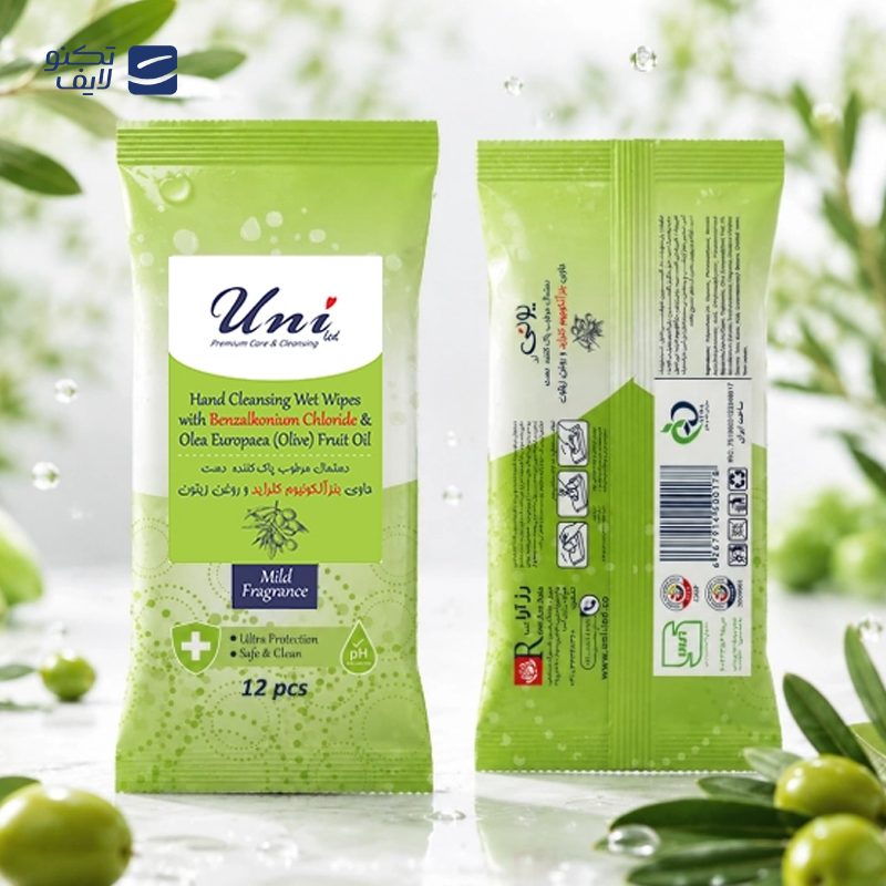دستمال مرطوب دست یونی لد مدل Antibacterial بسته 12 عددی دستمال مرطوب دست یونی لد مدل Antibacterial بسته 12 عددی