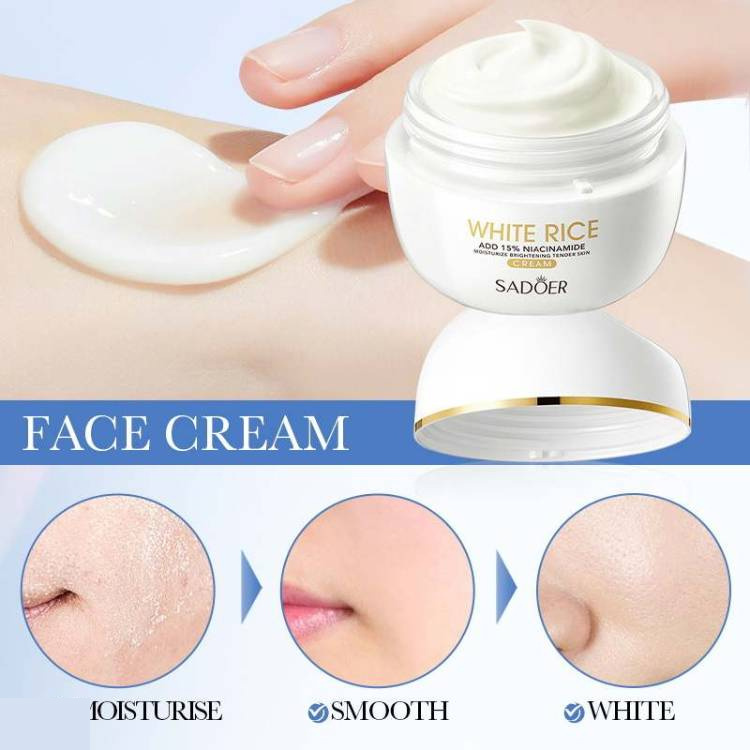 کرم مرطوب کننده سادور مدل White Rice وزن 50 گرم کرم مرطوب کننده سادور مدل White Rice وزن 50 گرم
