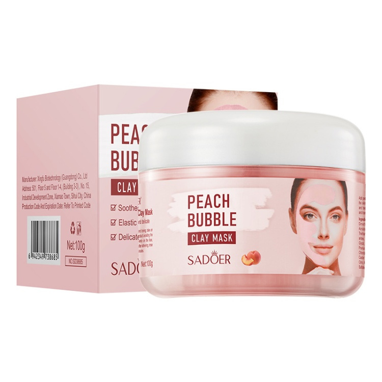 ماسک صورت سادور مدل Peach Bubble وزن 100 گرم