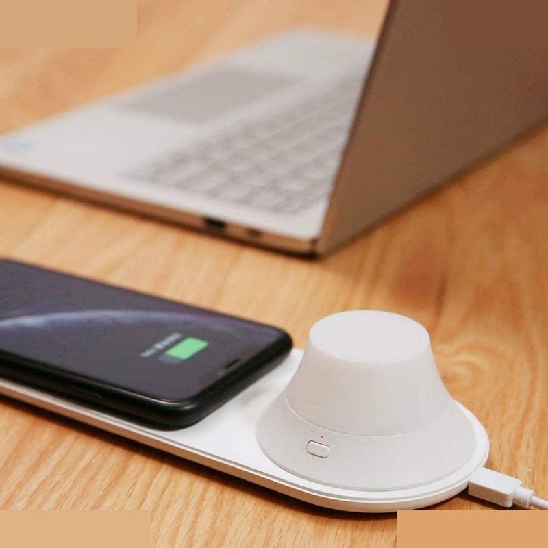 داک شارژر بی سیم یی لایت مدل Wireless Charging Night Light داک شارژر بی سیم یی لایت مدل Wireless Charging Night Light