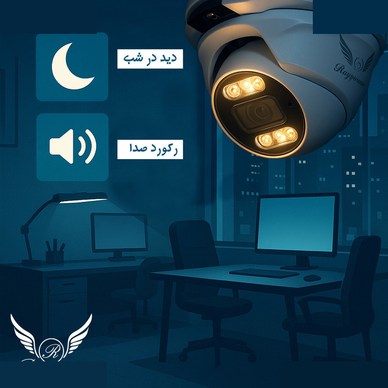 دوربین مداربسته تحت شبکه رایمون مدل POE-AI-5MP-H52 دوربین مداربسته تحت شبکه رایمون مدل POE-AI-5MP-H52