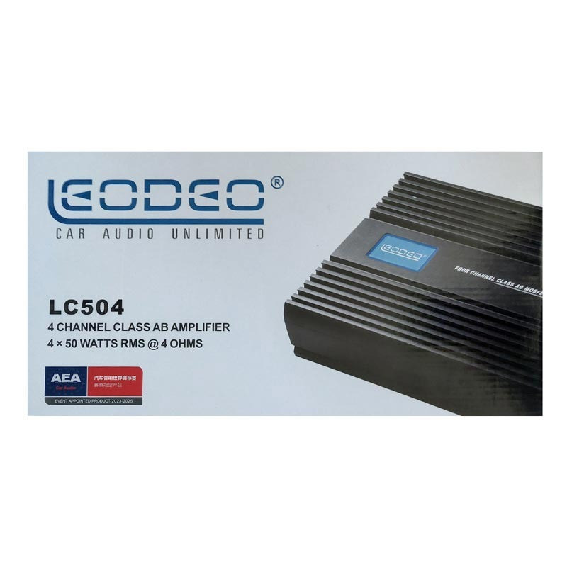 آمپلی فایر خودرو 4 کانال لودو مدل LC504 آمپلی فایر خودرو 4 کانال لودو مدل LC504