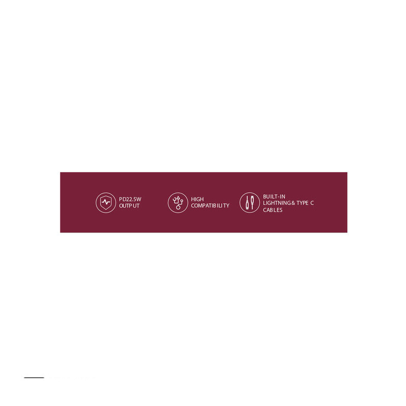 پاوربانک 22.5 وات تی سی اچ مدل Mini 1020 ظرفیت 10000 میلیآمپرساعت به همراه کابل تبدیل USB-C به لایتنینگ پاوربانک 22.5 وات تی سی اچ مدل Mini 1020 ظرفیت 10000 میلیآمپرساعت به همراه کابل تبدیل USB-C به لایتنینگ
