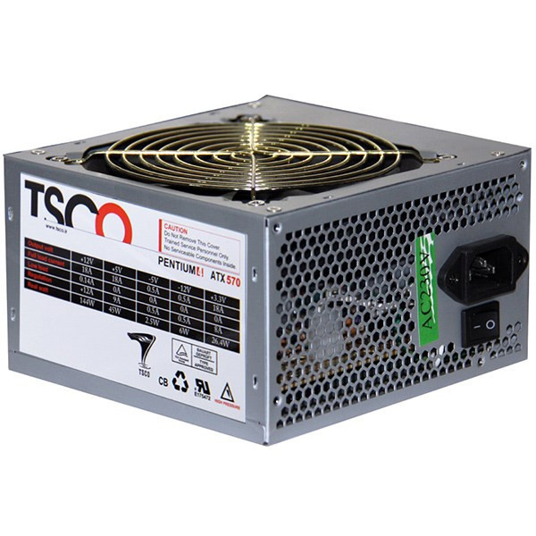 منبع تغذیه کامپیوتر 230 وات تسکو مدل TP 570N منبع تغذیه کامپیوتر 230 وات تسکو مدل TP 570N