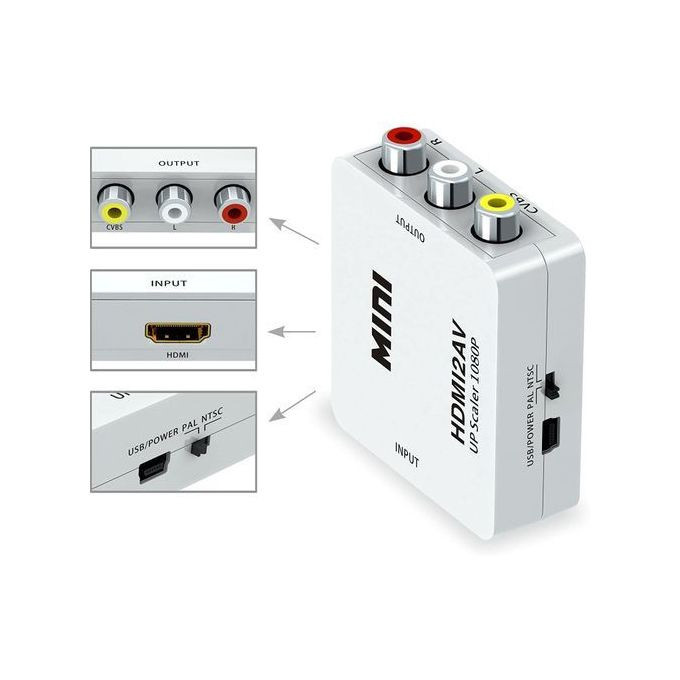 مبدل HDMI به AV مدل HDMI2AV مبدل HDMI به AV مدل HDMI2AV