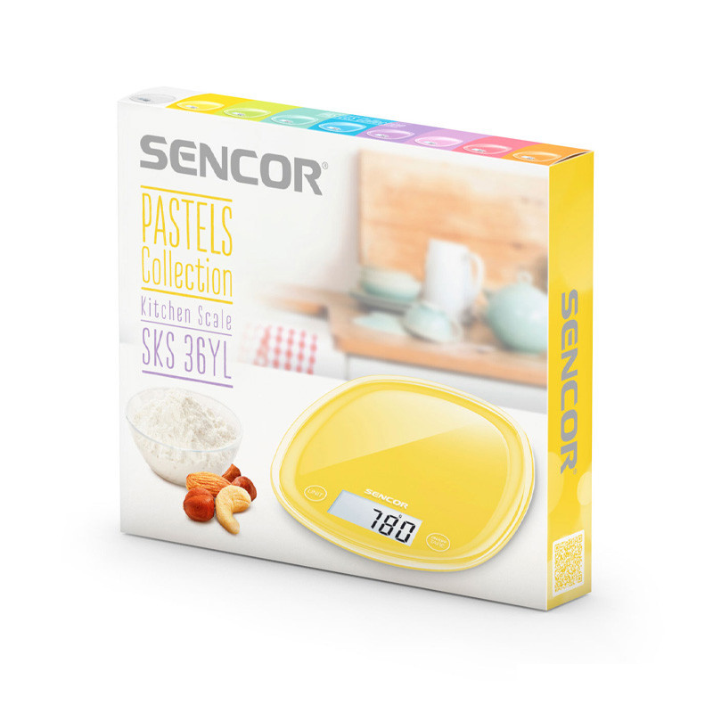 ترازو آشپزخانه سنکور مدل SENCOR SKS 36YL ترازو آشپزخانه سنکور مدل SENCOR SKS 36YL