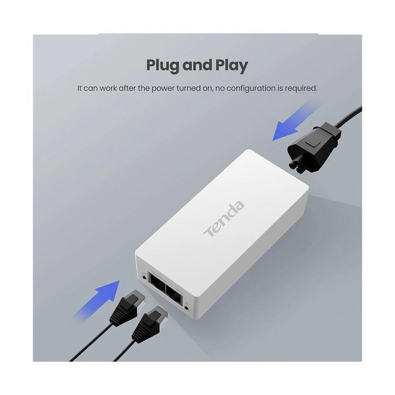 آداپتور PoE گیگابیتی تندا مدل POE30G-AT