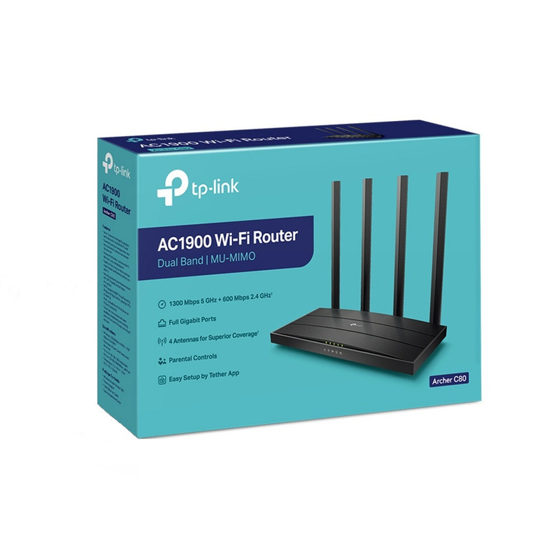 روتر بیسیم تی پی-لینک مدل Archer C80 AC1900 روتر بیسیم تی پی-لینک مدل Archer C80 AC1900