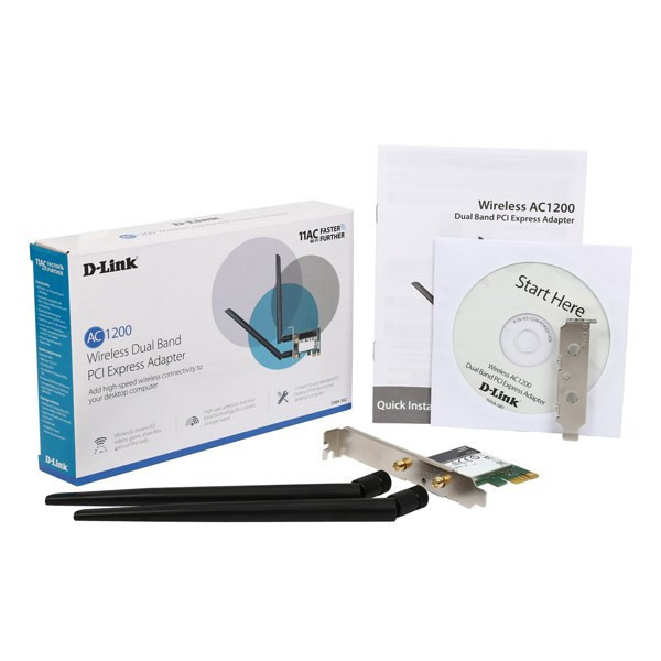 کارت شبکه بیسیم دی-لینک مدل DWA-582 AC1200 Dual Band کارت شبکه بیسیم دی-لینک مدل DWA-582 AC1200 Dual Band