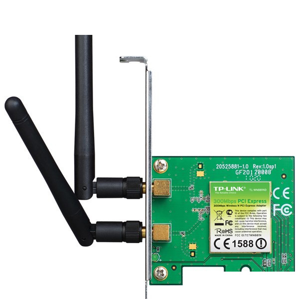 کارت شبکه بیسیم 300Mbps تی پی-لینک TL-WN881ND کارت شبکه بیسیم 300Mbps تی پی-لینک TL-WN881ND