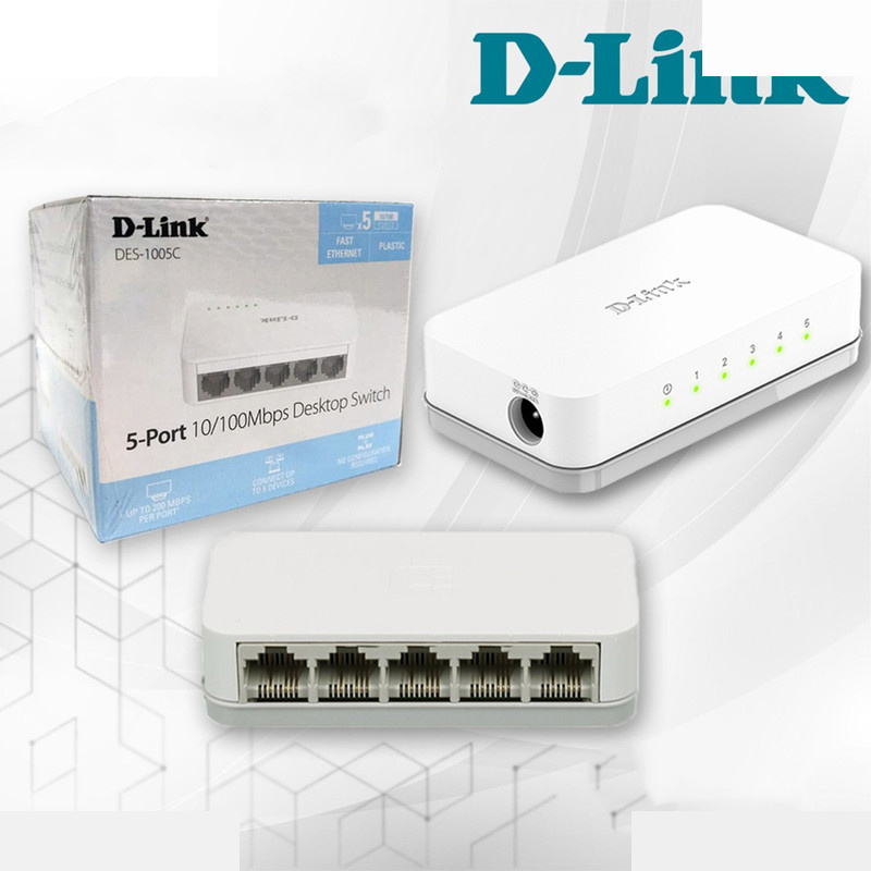 سوییچ 5 پورت دی-لینک مدل DES-1005C سوییچ 5 پورت دی-لینک مدل DES-1005C