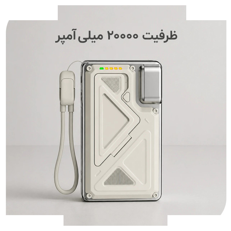 پاوربانک 35 وات نوکسو مدل PN-8 ظرفیت 20000 میلیآمپرساعت پاوربانک 35 وات نوکسو مدل PN-8 ظرفیت 20000 میلیآمپرساعت