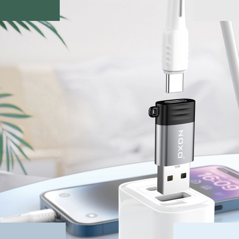 مبدل USB-C OTG به USB 2.0 نوکسو مدل OTN-3 مبدل USB-C OTG به USB 2.0 نوکسو مدل OTN-3