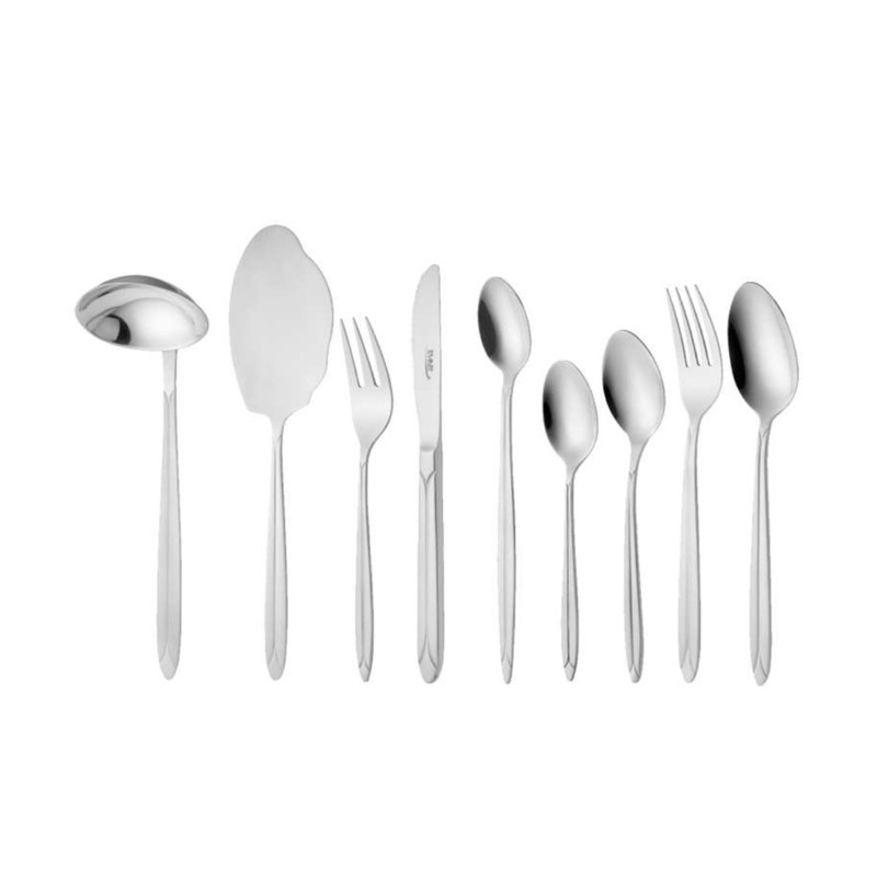 سرویس قاشق و چنگال 86 پارچه ناب استیل مدل پالرمو سرویس قاشق و چنگال 86 پارچه ناب استیل مدل پالرمو