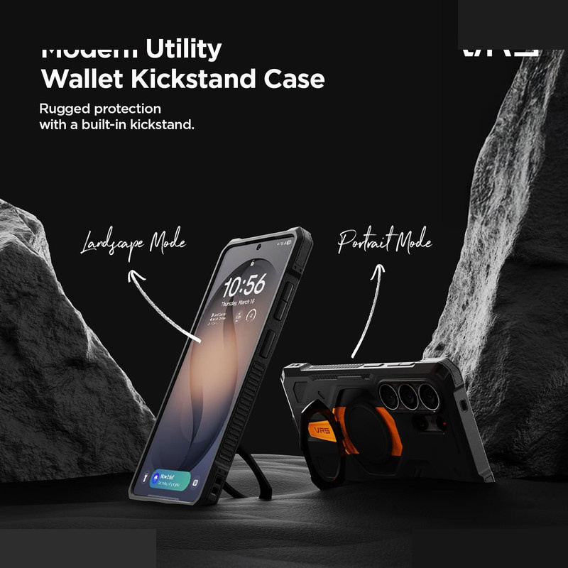 کاور وی آر اس مدل QuickStand Pro مناسب برای گوشی موبایل سامسونگ Galaxy S26 ULTRA کاور وی آر اس مدل QuickStand Pro مناسب برای گوشی موبایل سامسونگ Galaxy S26 ULTRA