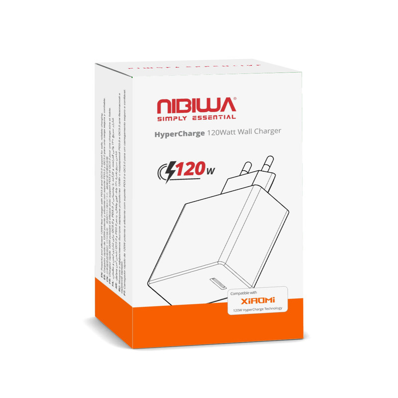 شارژر دیواری 120 وات نیبیوا مدل xiaomi 120w 2 شارژر دیواری 120 وات نیبیوا مدل xiaomi 120w 2