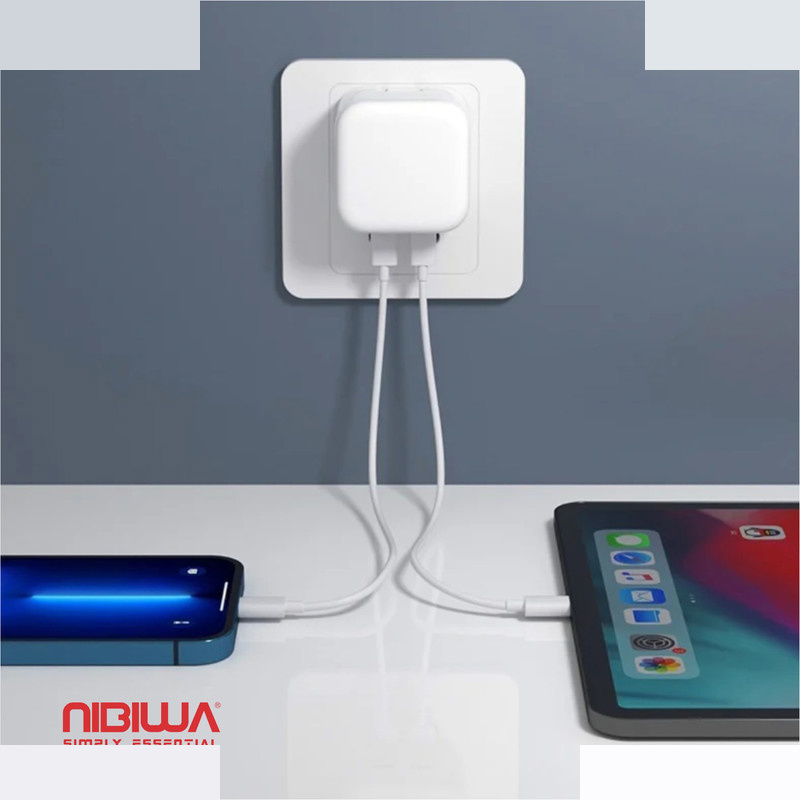 شارژر دیواری 20 وات نیبیوا مدل apple iphone 2port 35W شارژر دیواری 20 وات نیبیوا مدل apple iphone 2port 35W