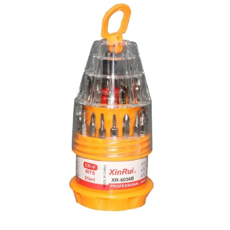 مجموعه 30 عددی سری پیچ گوشتی مدل XR-6036B مجموعه 30 عددی سری پیچ گوشتی مدل XR-6036B