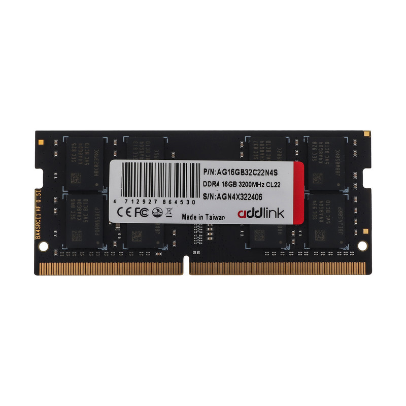 رم لپ تاپ DDR4 تک کاناله 3200 مگاهرتز ادلینک مدل Spider N4 ظرفیت 16 گیگابایت رم لپ تاپ DDR4 تک کاناله 3200 مگاهرتز ادلینک مدل Spider N4 ظرفیت 16 گیگابایت