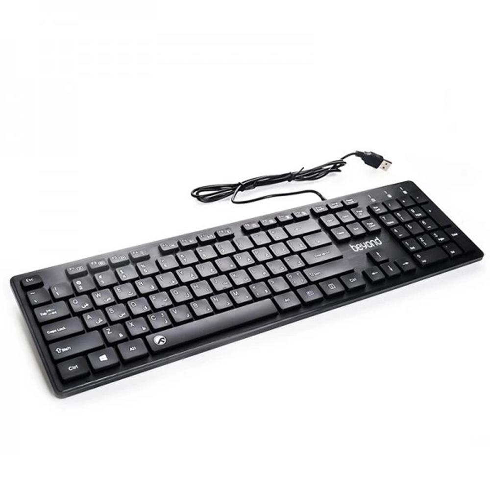 کیبورد باسیم بیاند مدل BEYOND BK-2880 کیبورد باسیم بیاند مدل BEYOND BK-2880