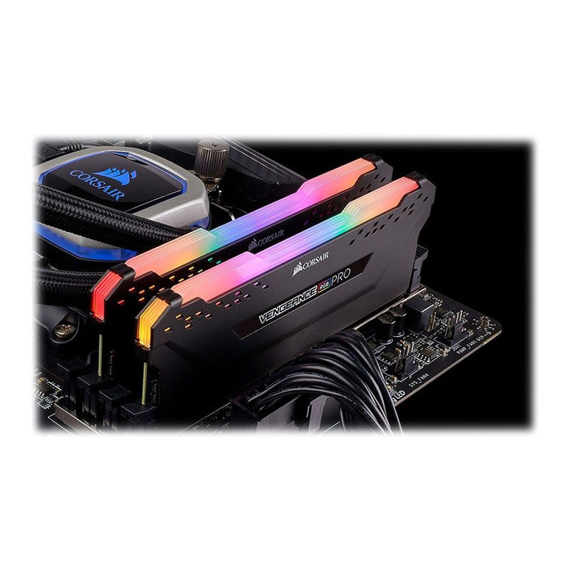 رم دسکتاپ کورسیر مدل VENGEANCE RGB PRO DDR4 دوکاناله 32 گیگابایت 3200 مگاهرتز تایمینگ CL16 ولتاژ 1.35 ولت با نورپردازی RGB رم دسکتاپ کورسیر مدل VENGEANCE RGB PRO DDR4 دوکاناله 32 گیگابایت 3200 مگاهرتز تایمینگ CL16 ولتاژ 1.35 ولت با نورپردازی RGB